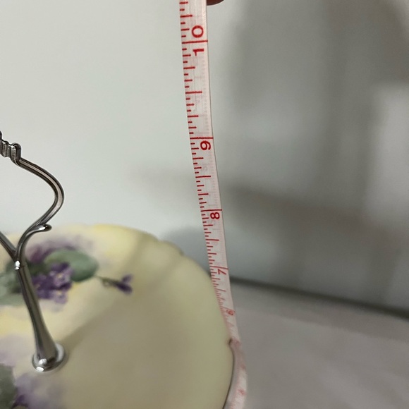 Vintage Plate Trinket Tier Stand - Picture 9 of 11